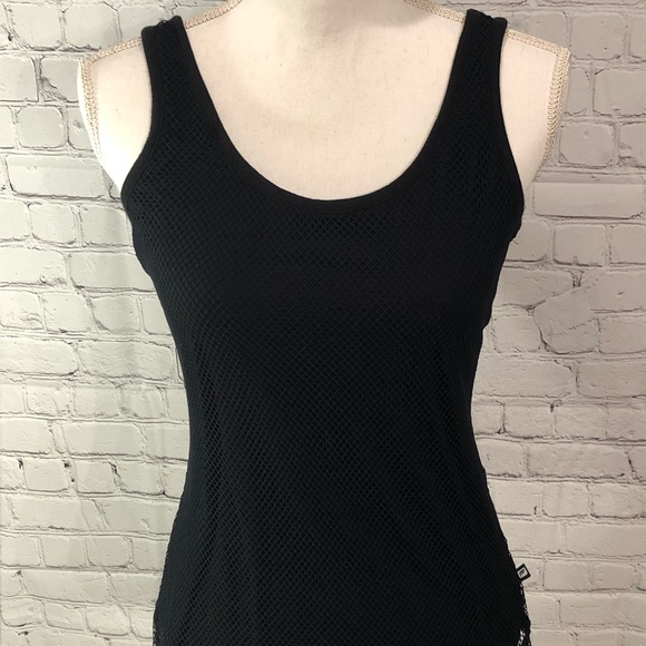 FABLETICS Tank Top Mesh Black-Small - Picture 1 of 3